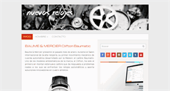 Desktop Screenshot of nuevosrelojes.com